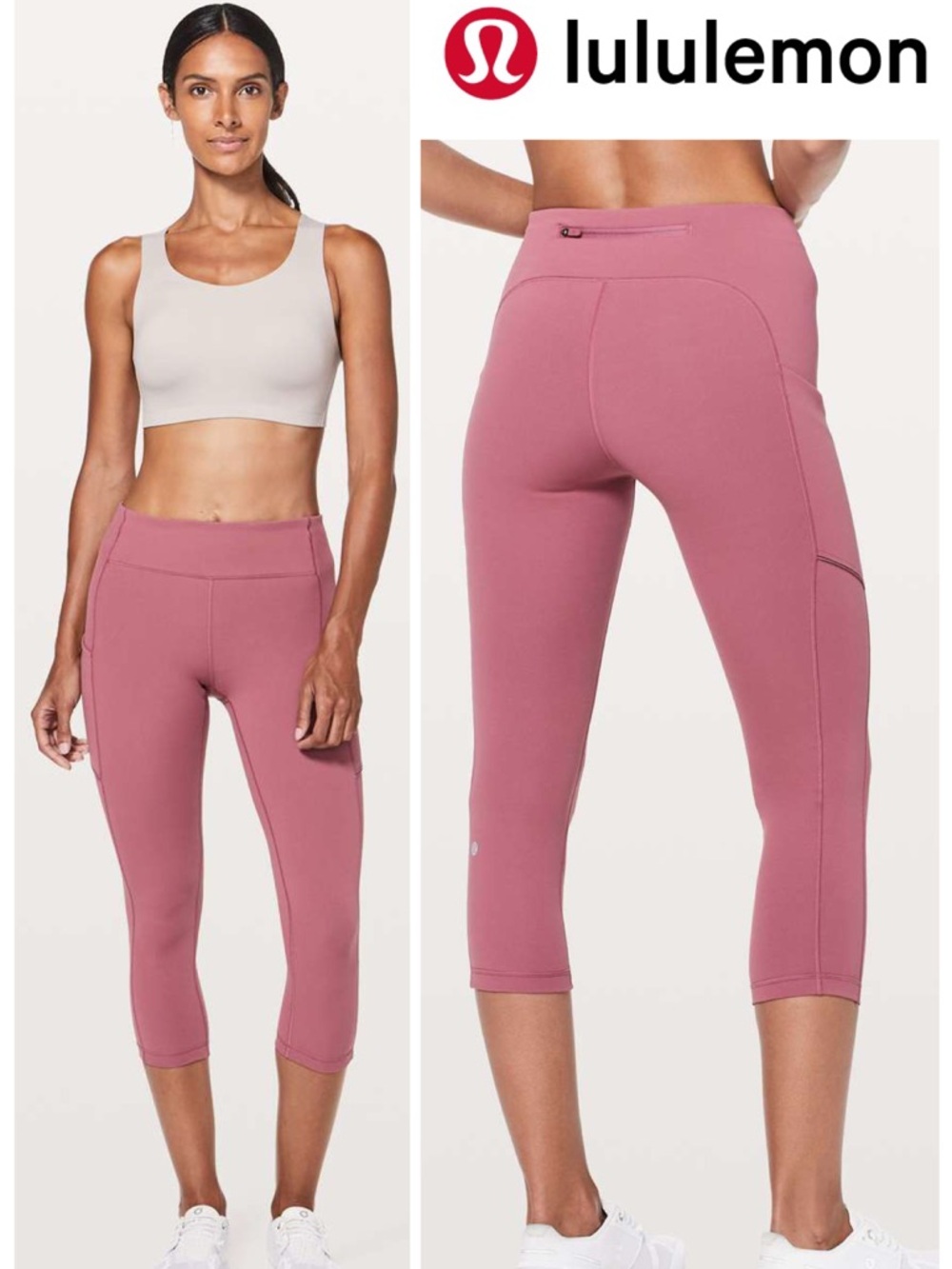 Lululemon Speed Up Crop *21" in Moss Rose